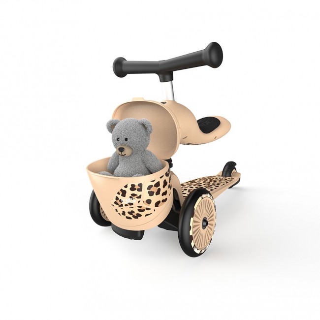 Hulajnoga i rowerek 2w1 Highwaykick 1 Lifestyle SCOOTANDRIDE 1-5 lat - Leopard