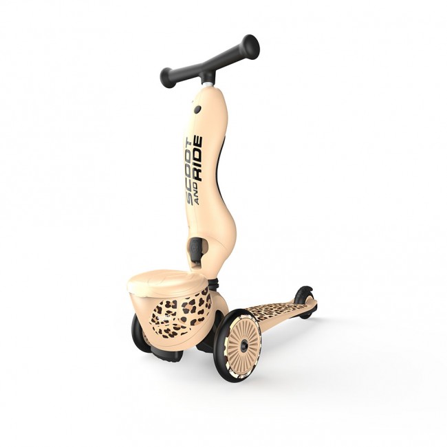 Hulajnoga i rowerek 2w1 Highwaykick 1 Lifestyle SCOOTANDRIDE 1-5 lat - Leopard