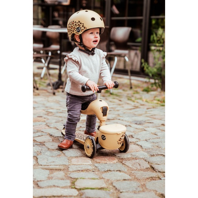 Hulajnoga i rowerek 2w1 Highwaykick 1 Lifestyle SCOOTANDRIDE 1-5 lat - Leopard