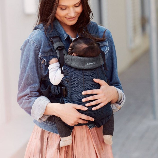Nosidełko BABYBJORN Harmony 3D Mesh - Granatowy