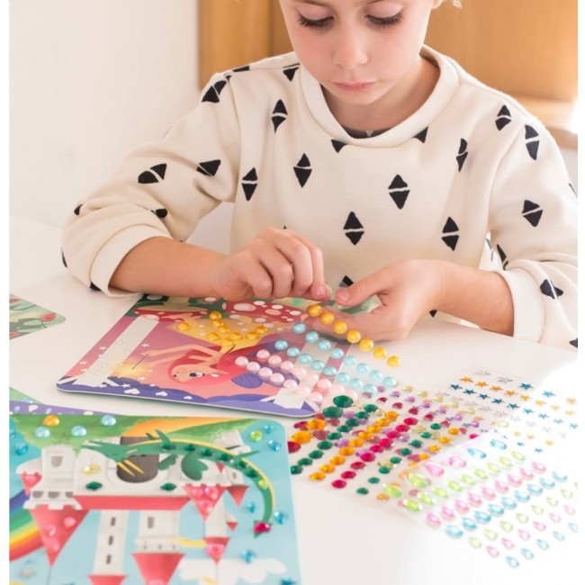 Zestaw artystyczny diamentowa mozaika Apli Kids