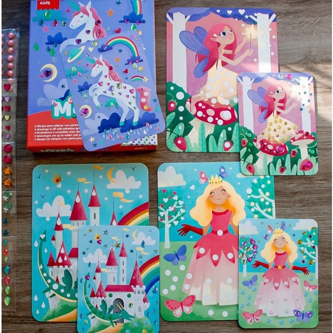 Zestaw artystyczny diamentowa mozaika Apli Kids