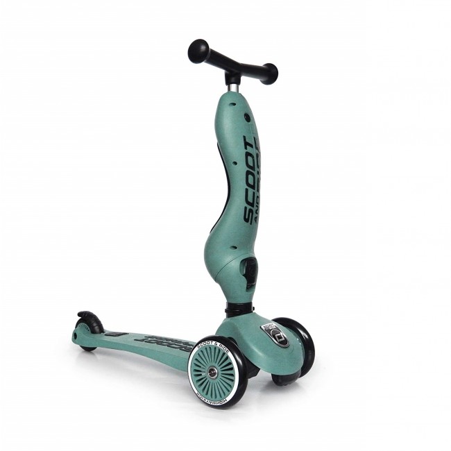 Hulajnoga i rowerek 2w1 Highwaykick SCOOTANDRIDE 1-5 lat - Forest