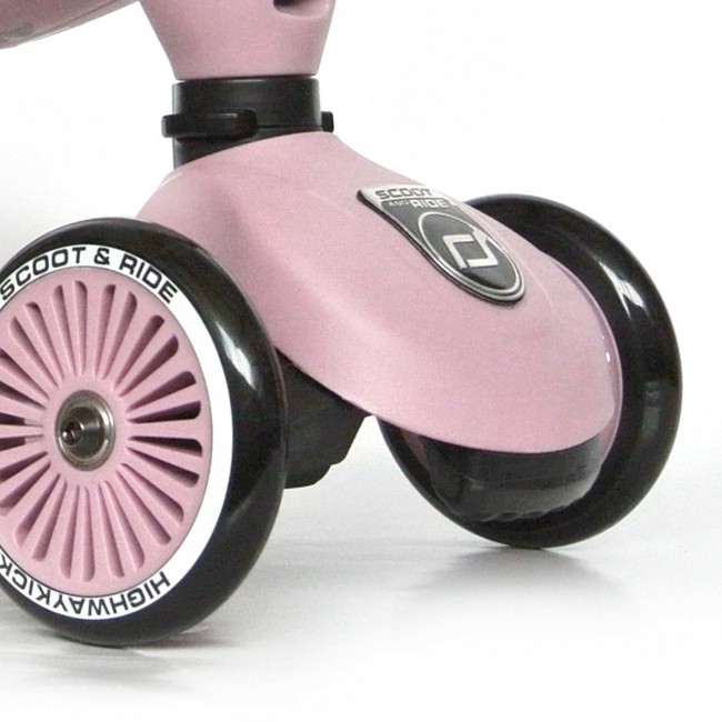 Hulajnoga i rowerek 2w1 Highwaykick SCOOTANDRIDE 1-5 lat - Rose