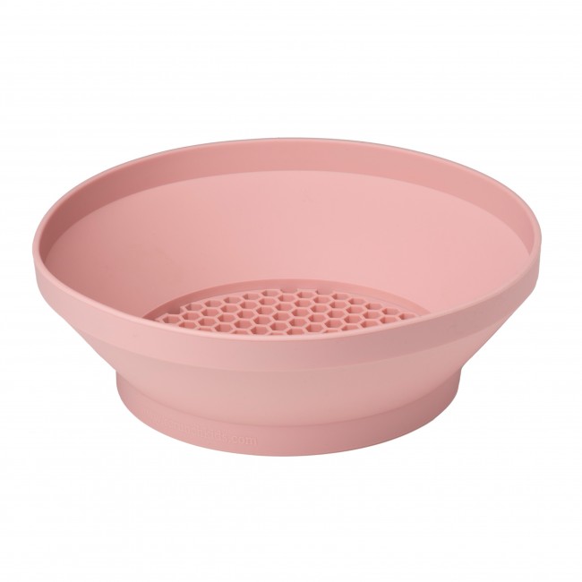 Zestaw zabawek do piasku Scrunch z sitkiem - Pudrowy róż