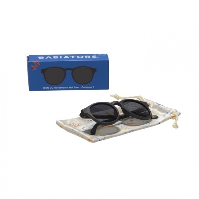 Okularki przeciwsłoneczne Keyholle Babiators Original od 3 do 5 lat - Jet Black