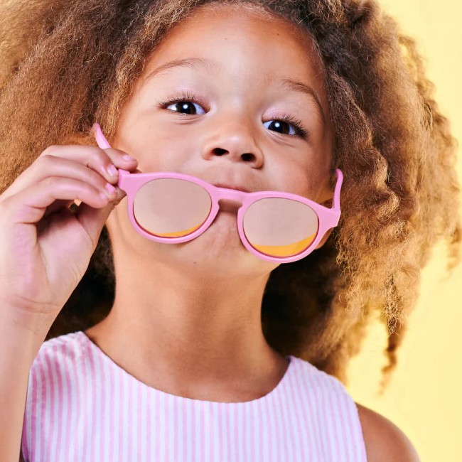 Okularki przeciwsłoneczne z polaryzacją Keyholle Babiators od 3 do 5 lat - Pretty in Pink