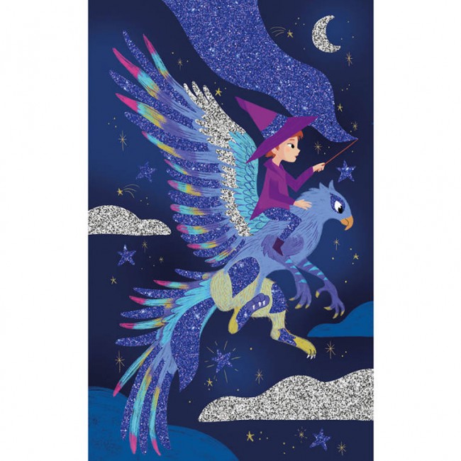 Zestaw kreatywny brokat Janod - Bohaterowie 6+