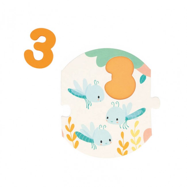 Puzzle Janod - Uczę się liczyć 2+