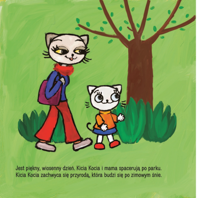 Książka "Kicia Kocia. Wiosna!" wydawnictwo Media Rodzina