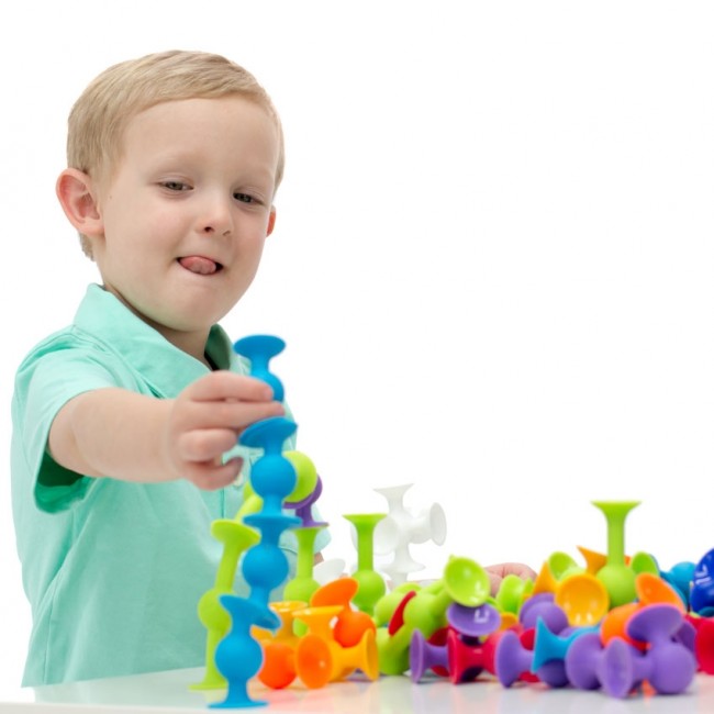 Klocki Przyssawki Squigz Fat Brain Toys