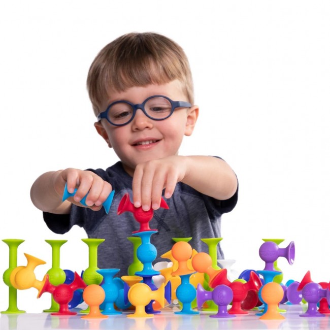 Klocki Przyssawki Squigz Fat Brain Toys