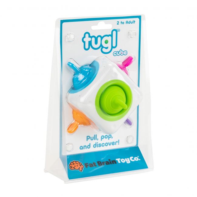 Sensoryczna kostka Fat Brain Toys - Tugl Cube