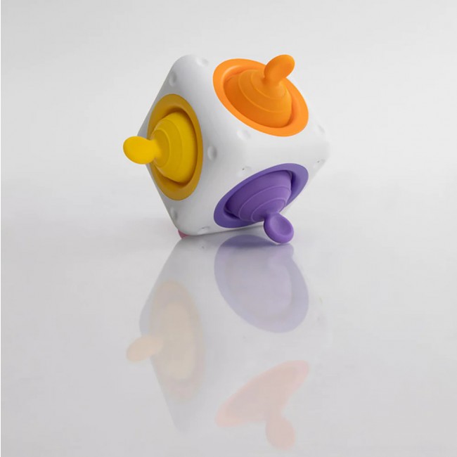Sensoryczna kostka Fat Brain Toys - Tugl Cube