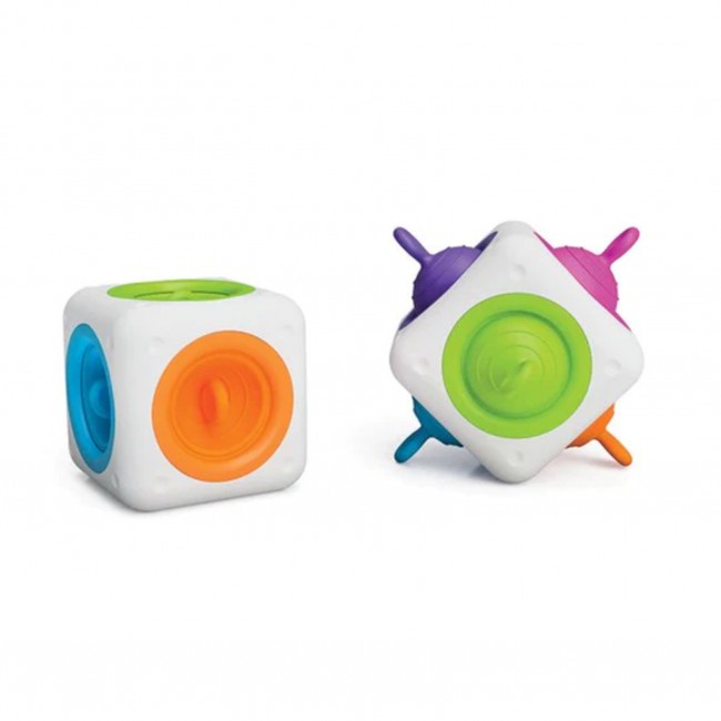 Sensoryczna kostka Fat Brain Toys - Tugl Cube