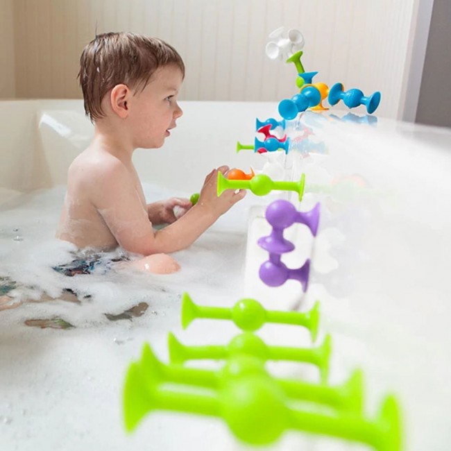 Klocki Przyssawki Squigz Delux 44 elementy Fat Brain Toys