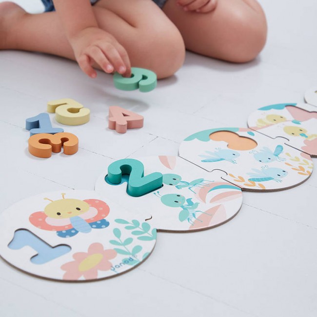Puzzle Janod - Uczę się liczyć 2+