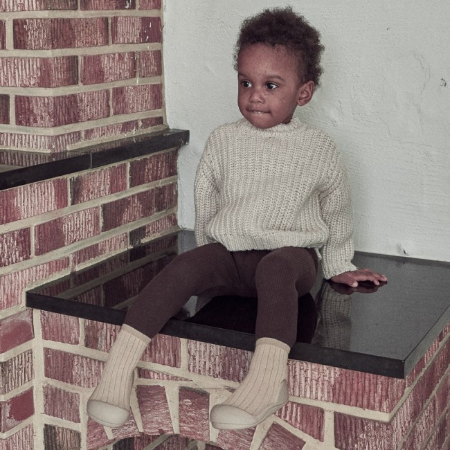 Oddychające antypoślizgowe buciki Attipas - Pallet White Chocolate M