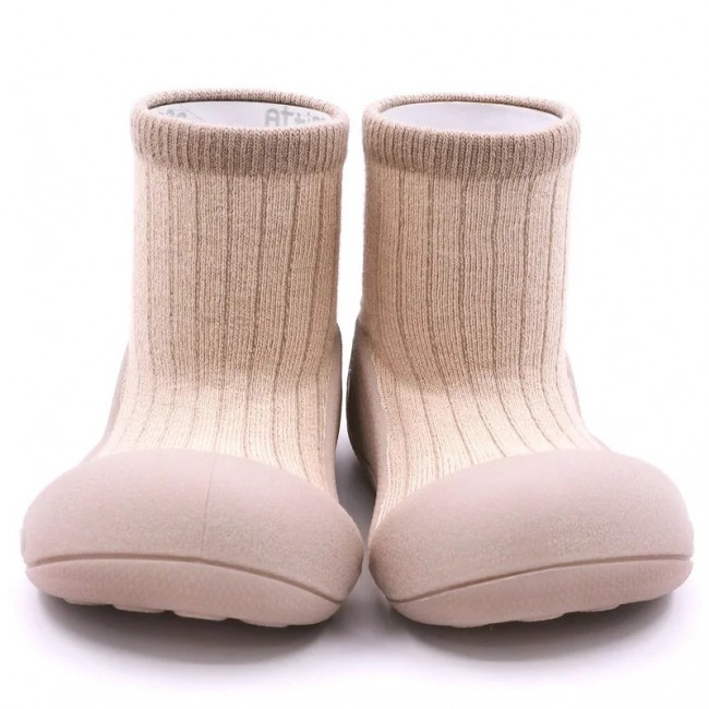 Oddychające antypoślizgowe buciki Attipas - Pallet White Chocolate M