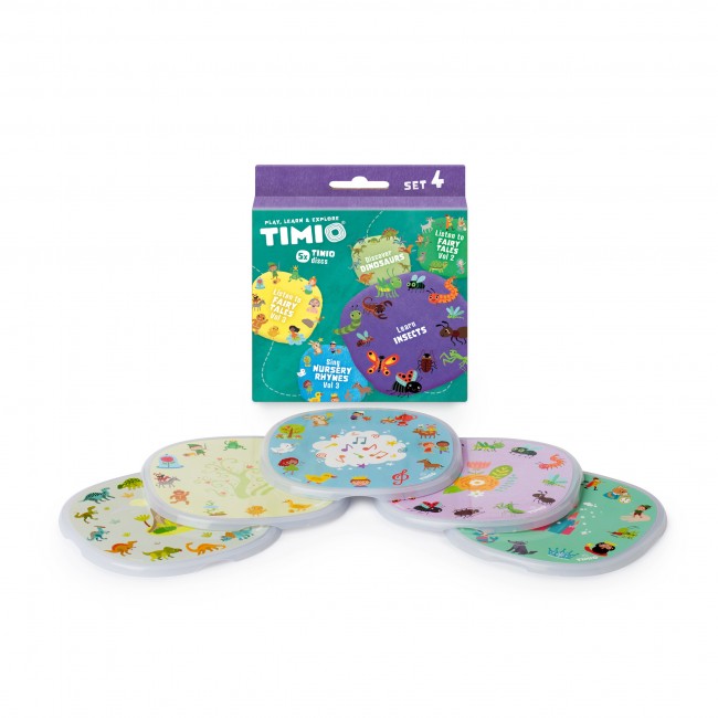 Zestaw dysków do nauki języków TIMIO - Set 4