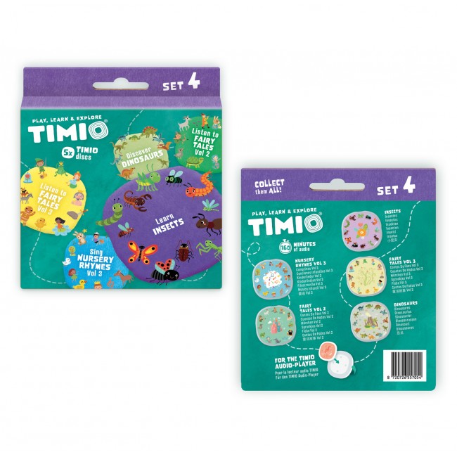 Zestaw dysków do nauki języków TIMIO - Set 4