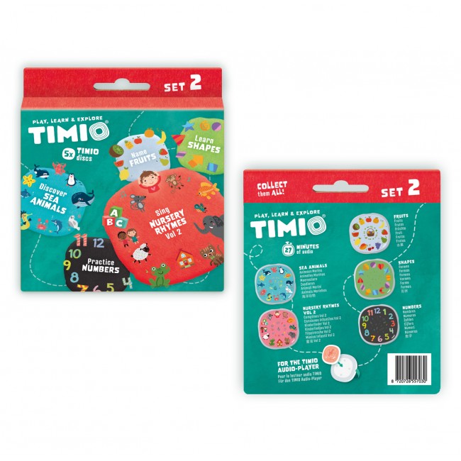 Zestaw dysków do nauki języków TIMIO - Set 2