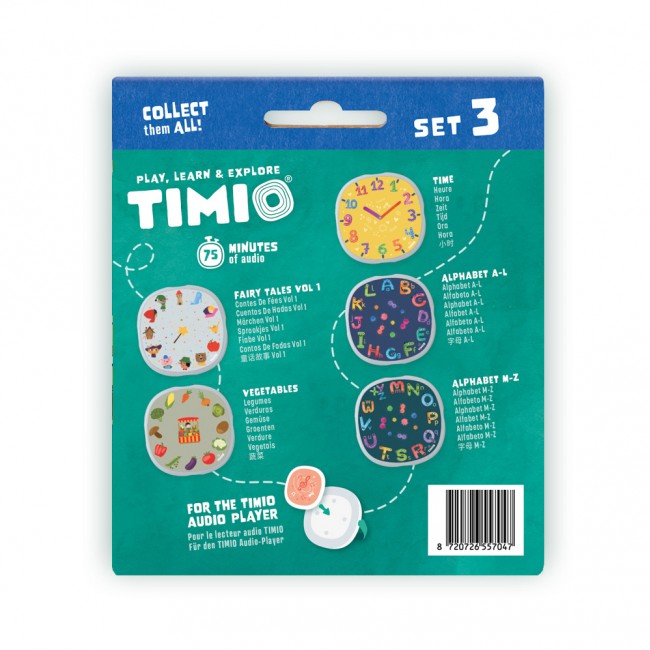 Zestaw dysków do nauki języków TIMIO - Set 3