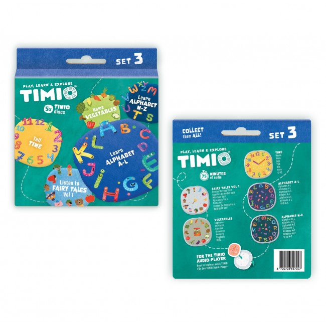 Zestaw dysków do nauki języków TIMIO - Set 3