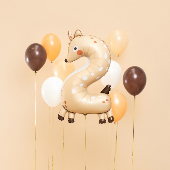 Balon foliowy Party Deco 102 cm - Cyfra 2 Sarenka