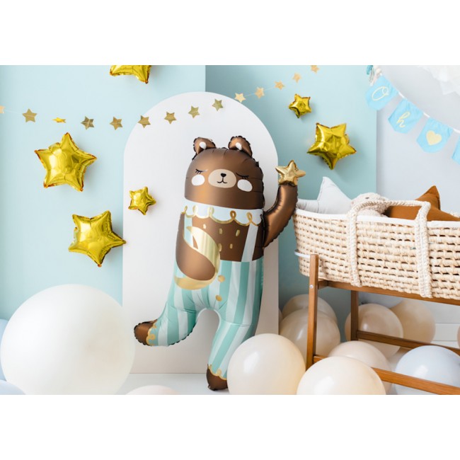 Balon foliowy Party Deco - Miś 72 x 104 cm