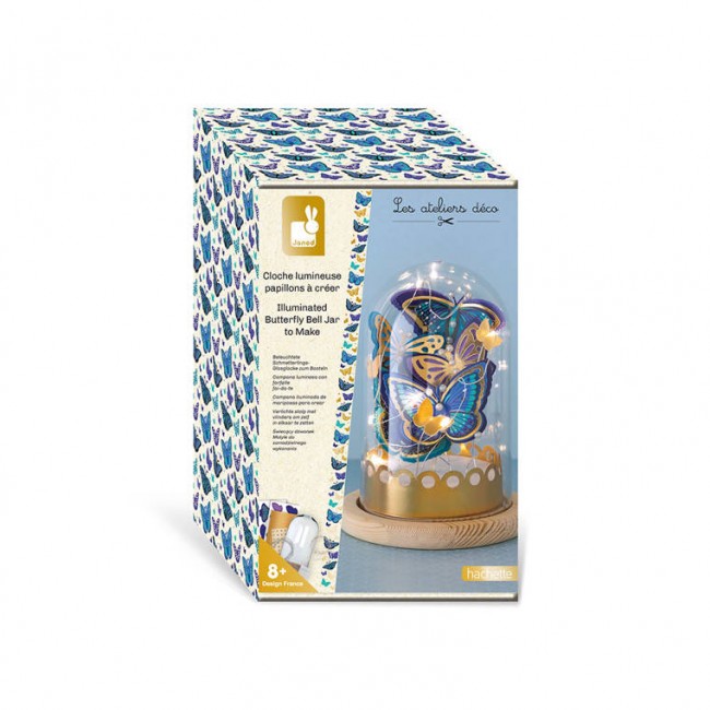 Zestaw kreatywny lampka Janod - Motyle 8+