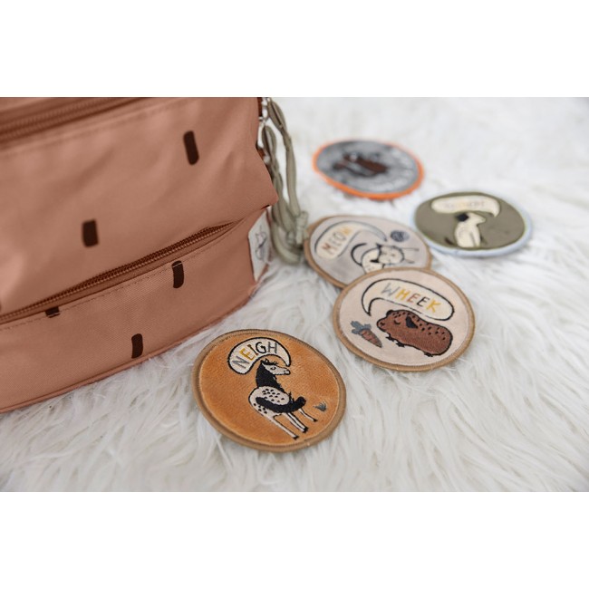 Plecak Happy Prints mini Lassig - Karmelowy