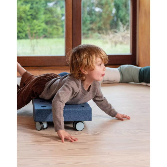 Kreatywne klocki rozwijające motorykę dużą Curiosity set MODU - niebieski 10w1