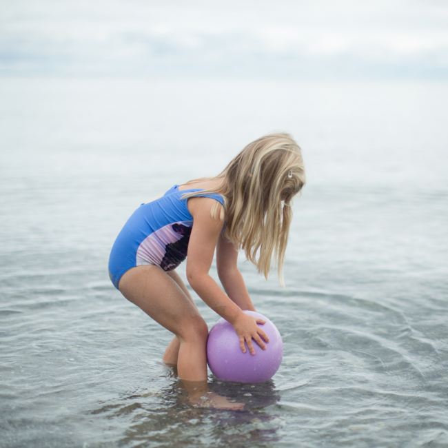 Piłka Scrunch - Pudrowy Róż