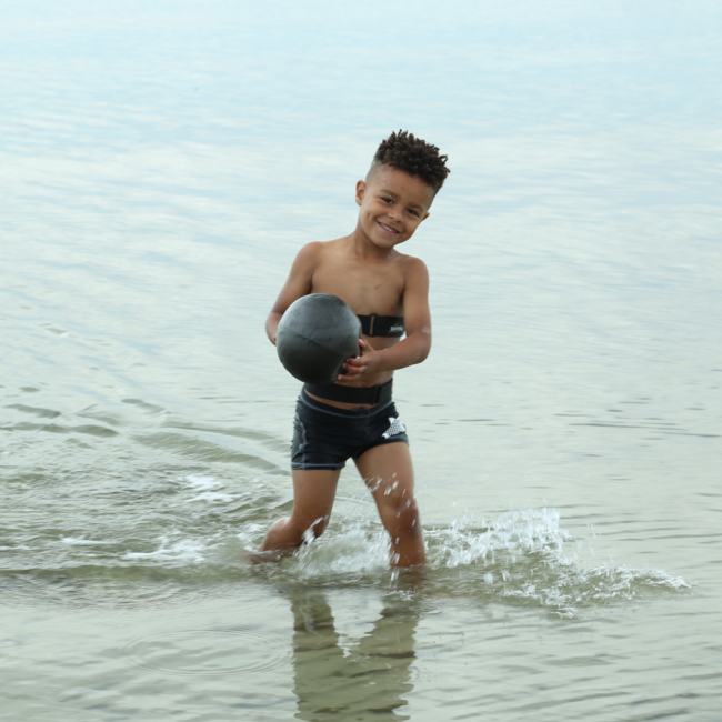 Piłka Scrunch - Ciemny Niebieski