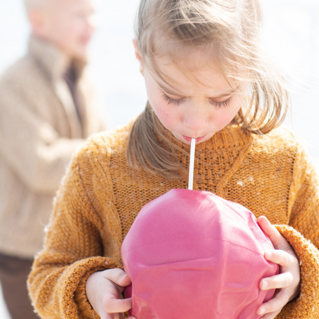 Piłka Scrunch - Ciemny Niebieski