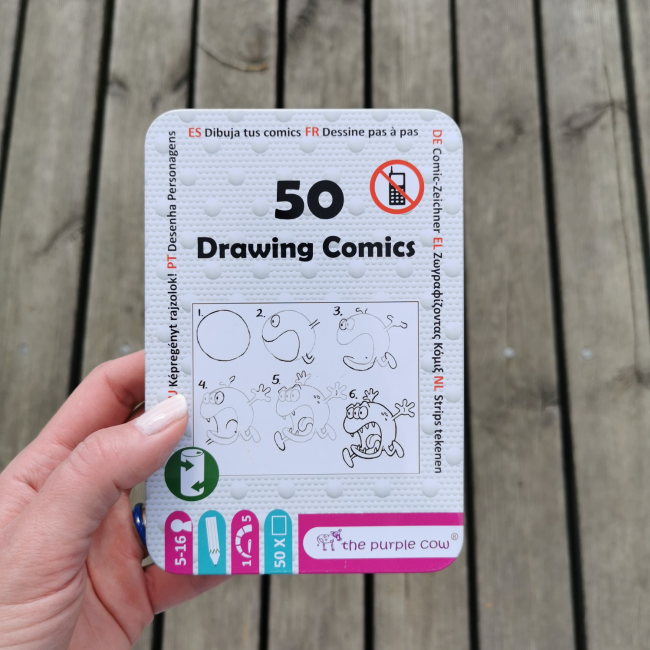 Podróżne łamigłówki The Purple Cow - 50 Rysowanie komiksów