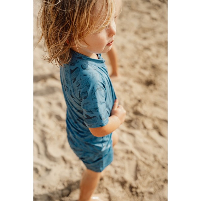 Koszulka do kąpieli 86/92 Little Dutch - Sea Life Blue