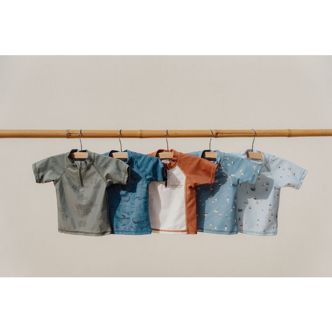 Koszulka do kąpieli 86/92 Little Dutch - Sea Life Blue