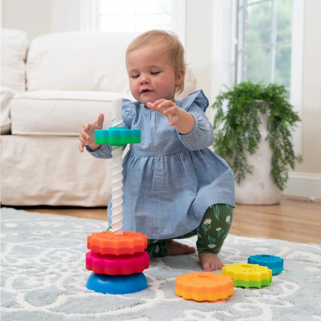 Zakręcona wieża Fat Brain Toys - SpinAgain