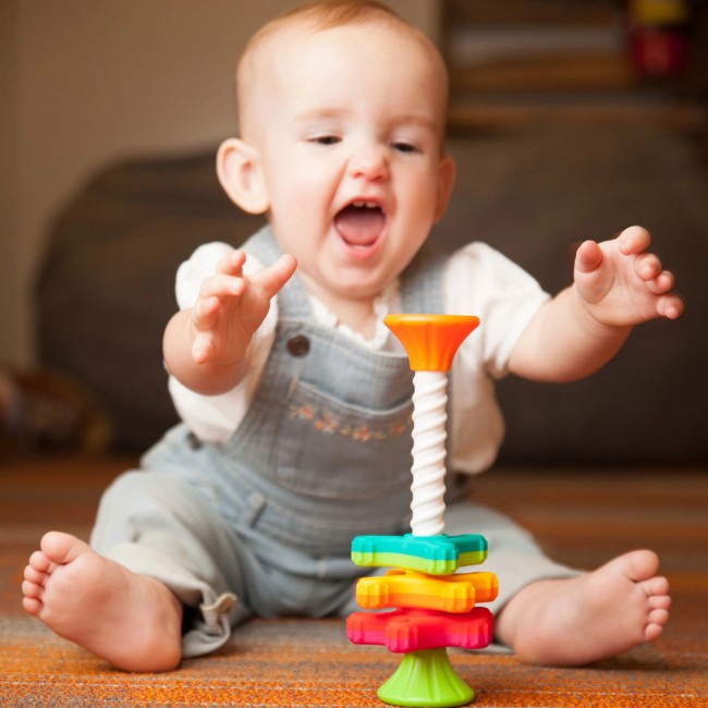 Zakręcona wieża Fat Brain Toys - MiniSpinny