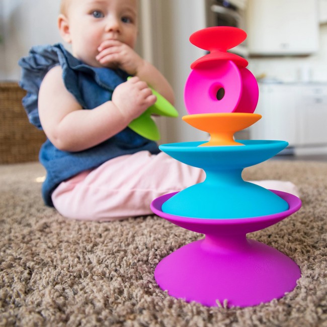 Wieża Szpulek Fat Brain Toys - Spoolz