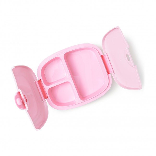Szczelny lunch box z naklejkami Nuumi - Pink