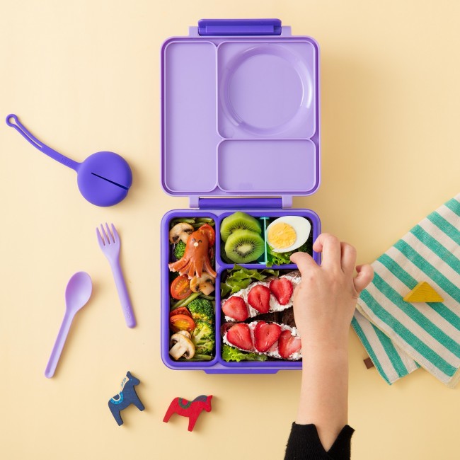 Lunchbox z termosem OmieBox OMIE - Purple Plum