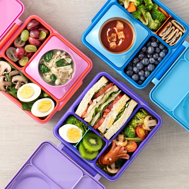 Lunchbox z termosem OmieBox OMIE - Purple Plum