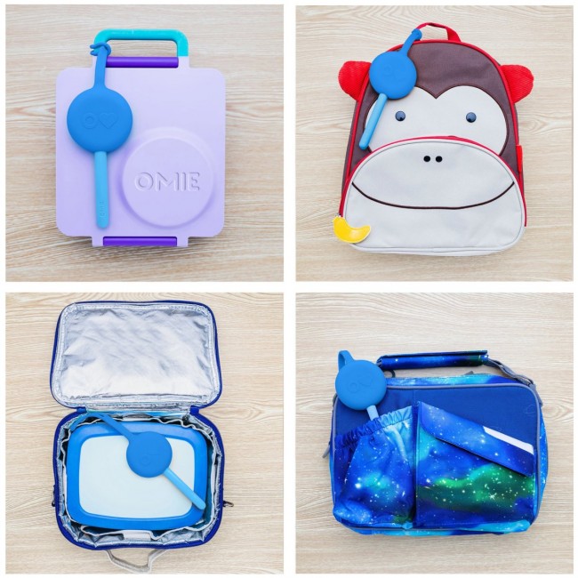 Zawieszka - pokrowiec ze sztućcami OmiePod OMIE - Capri Blue