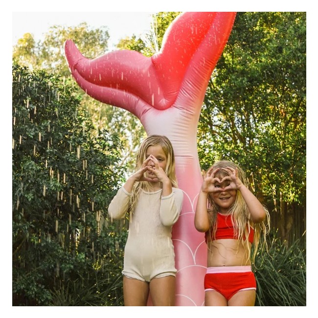 Gigantyczny nadmuchiwany zraszacz Sunnylife - Ocean Treasure Rose