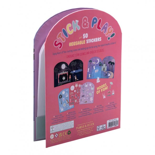 Zestaw naklejek wielokrotnego użytku Floss&Rock - Baletnice