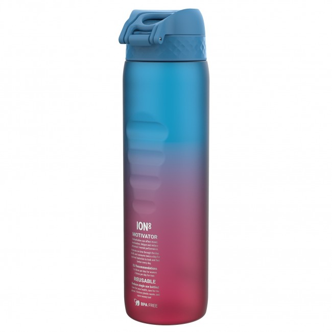Butelka do picia 1000 ml ION8 - Motivator Gradient Blue/Pink