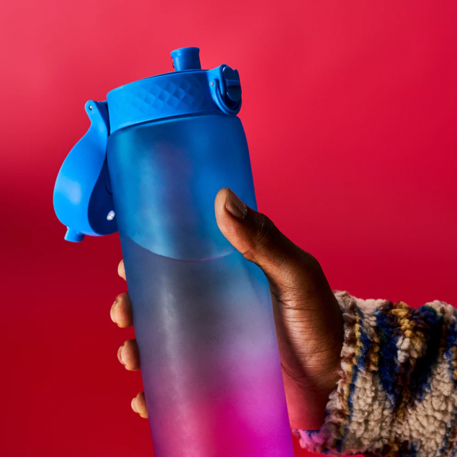 Butelka do picia 1000 ml ION8 - Motivator Gradient Blue/Pink